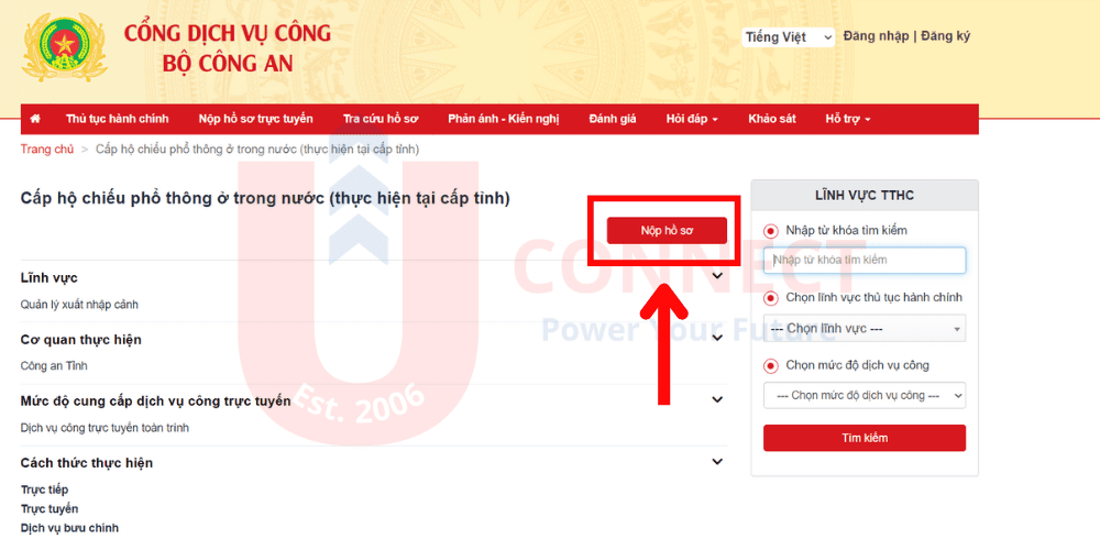 Hướng dẫn làm hộ chiếu gắn chip online